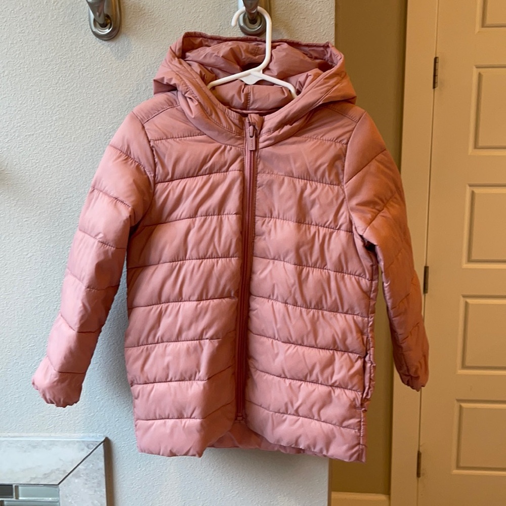 Pink girls 4T puffer coat